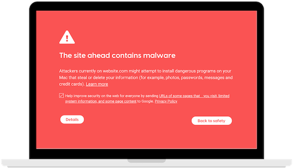 Website kena malware